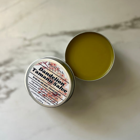 DANDELION SALVE WITH TAMANU OIL